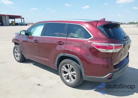 2014 Toyota Highlander Xle V6 из США, поврежденный, VIN 5TDKKRFH4ES014301